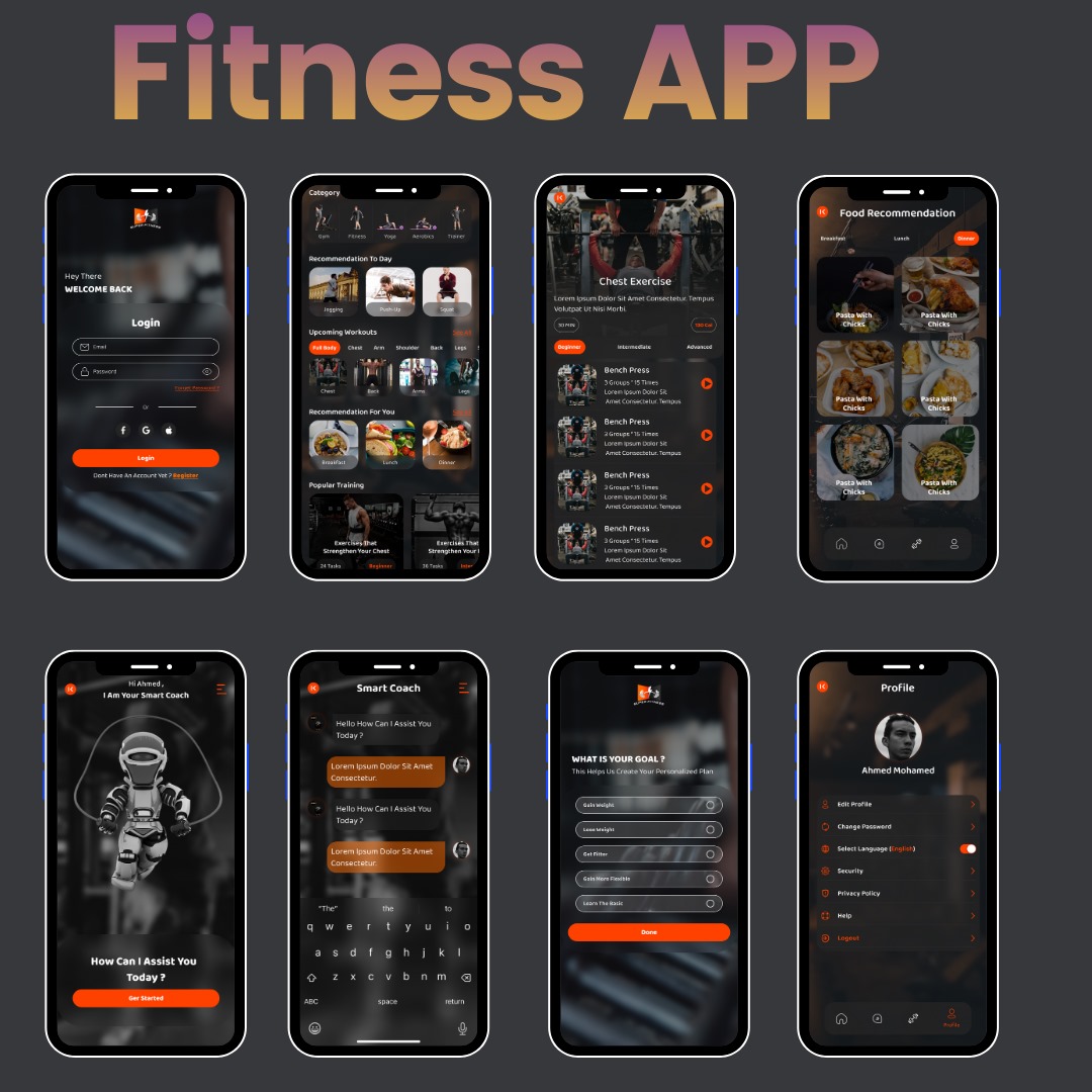 Fitness App project image