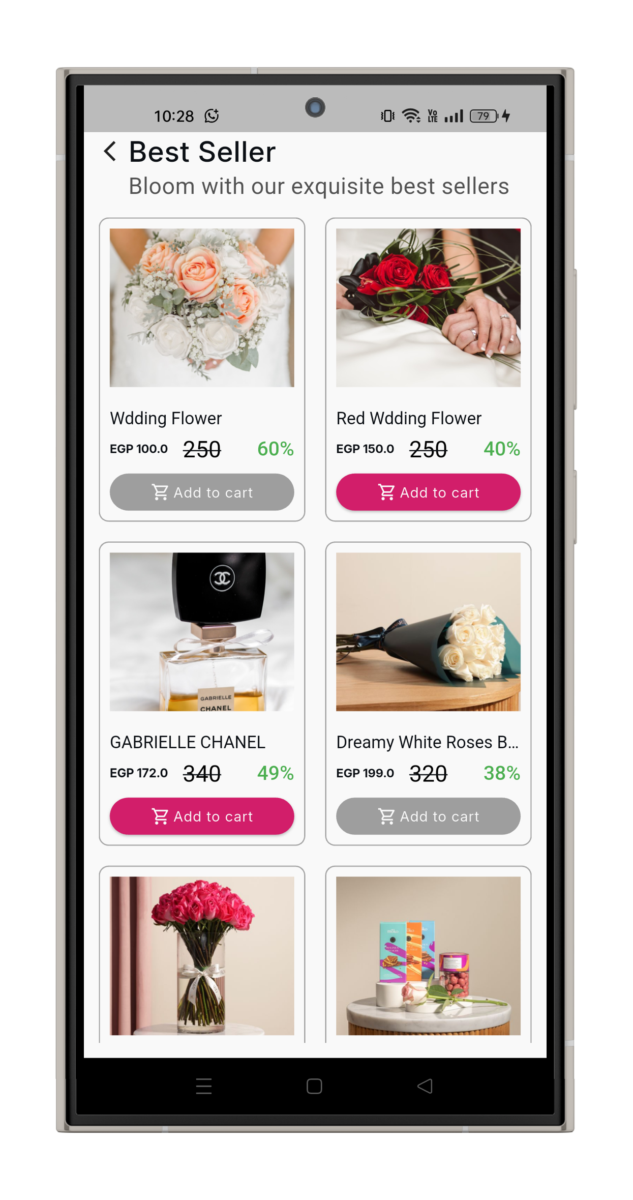 Flower E-Commerce project image